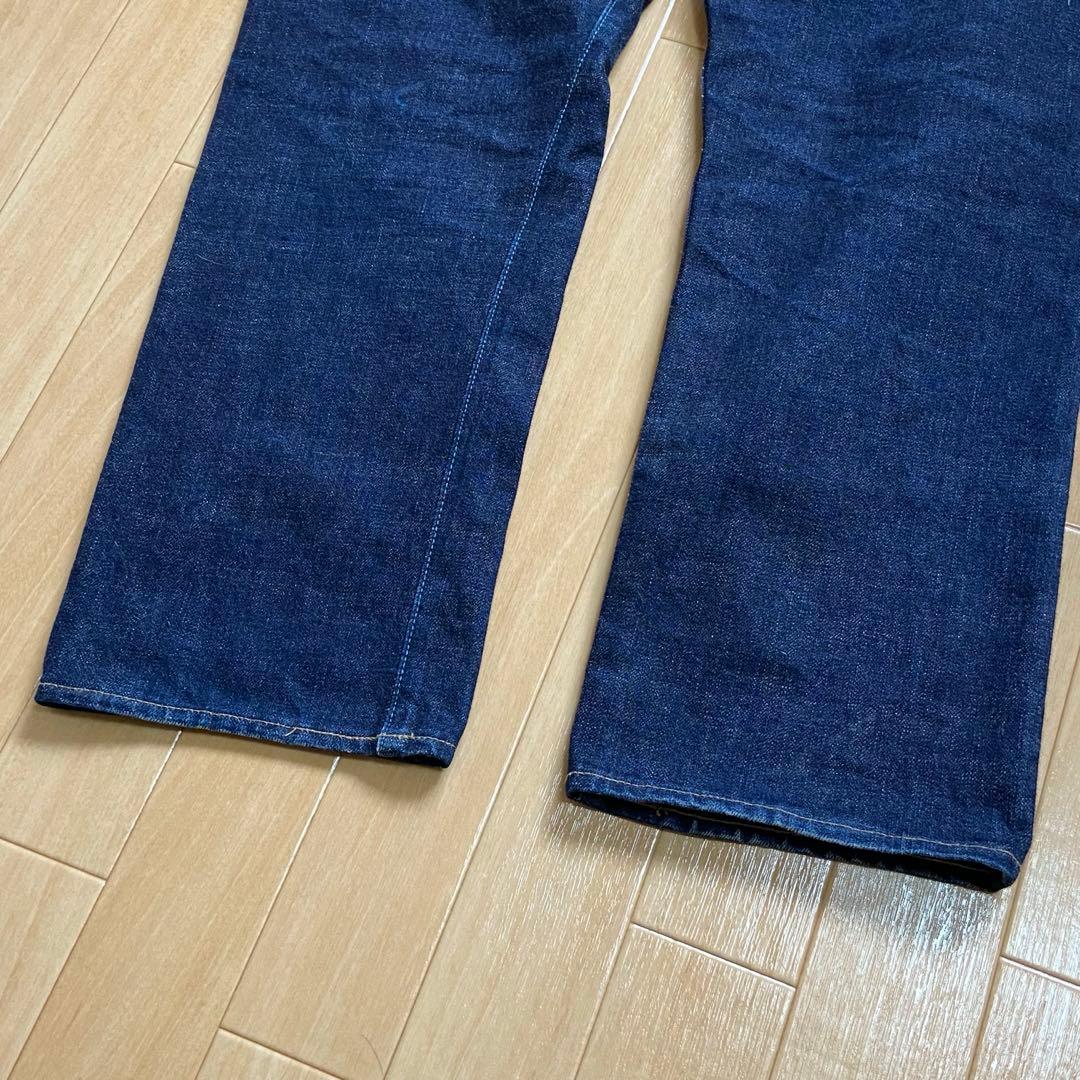 W36ジャパンブルー ジーンズ　濃紺ストレッチデニム