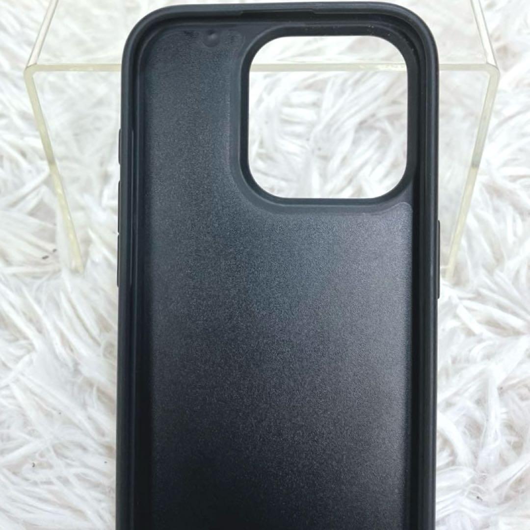 ✨プラダ iPhoneケース 14Pro プロ 三角ロゴ サフィアーノ レザー黒