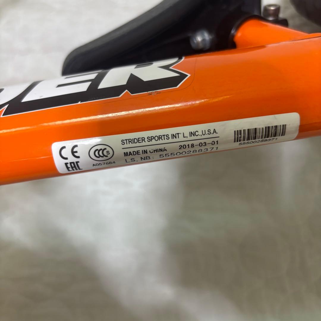 【人気色】ストライダー STRIDER スポーツモデル オレンジ 12インチ