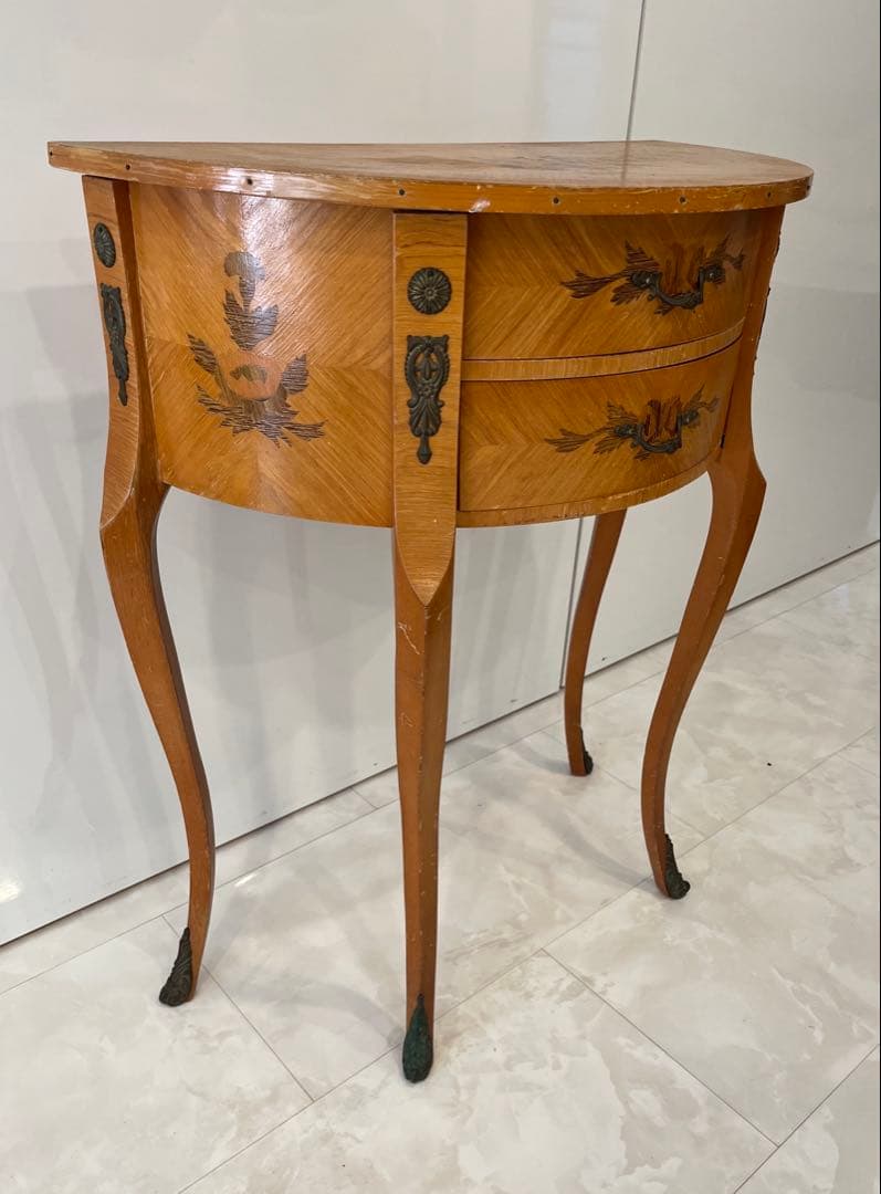 イタリア製 象嵌細工 コンソールチェスト サイドチェスト　サイドテーブル