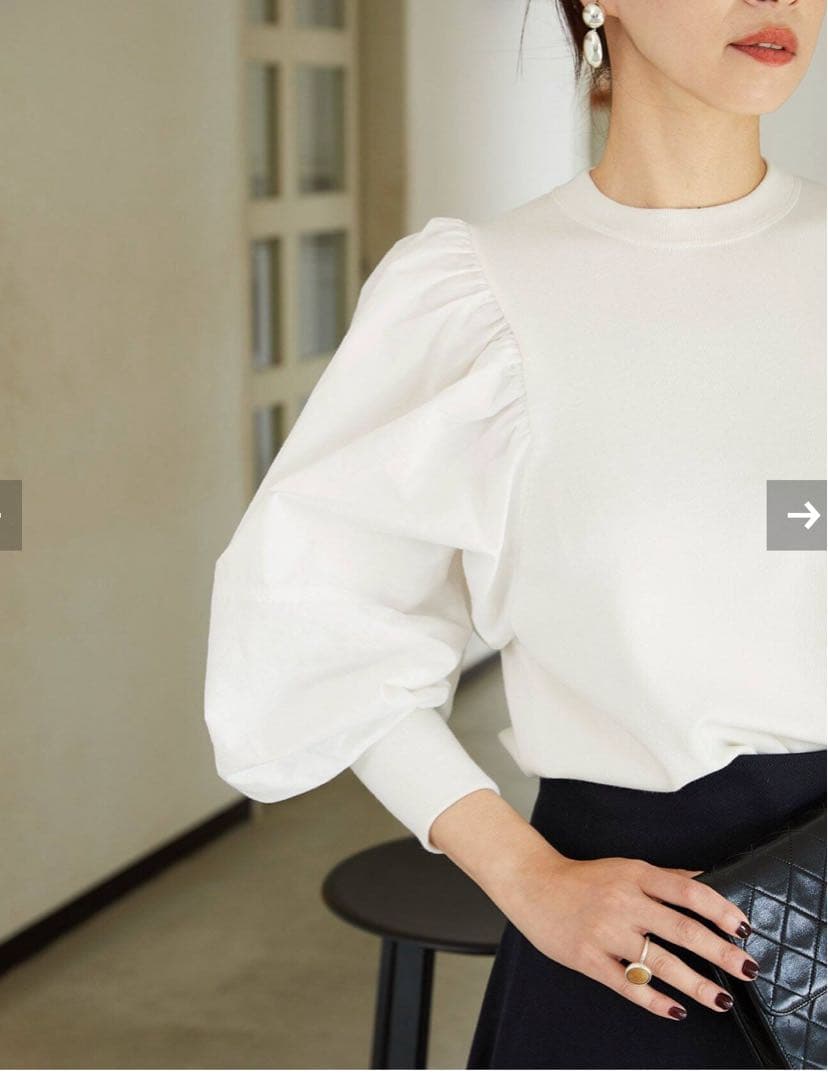 VERMEIL par iena コンビニットプルオーバー