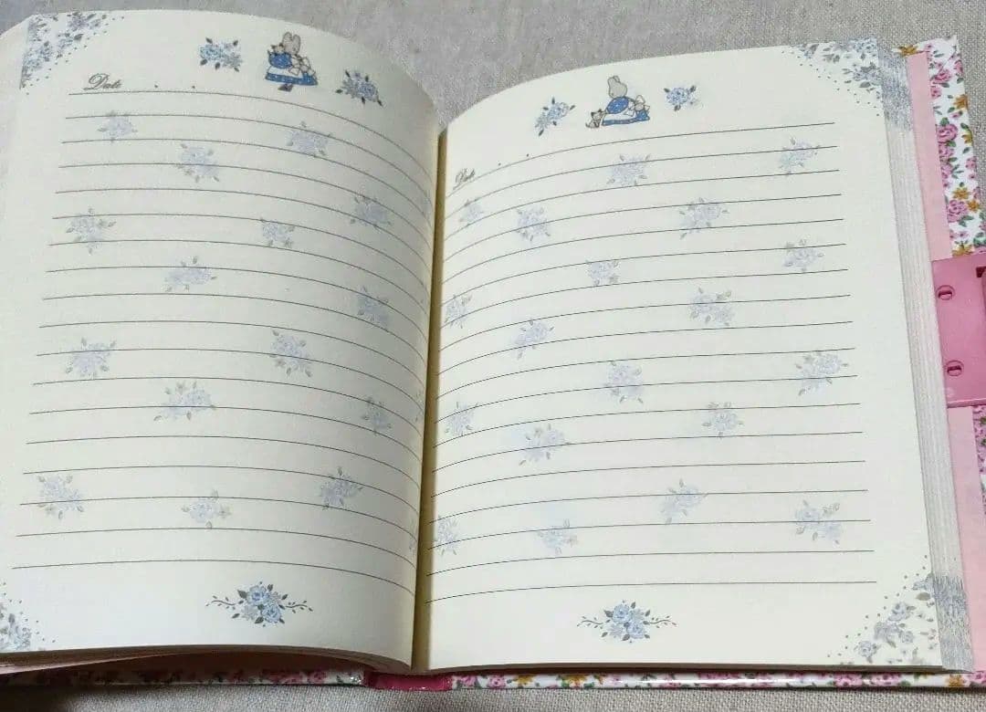 ❗️平成 レトロ マロンクリーム 鍵付き ハードカバーノート