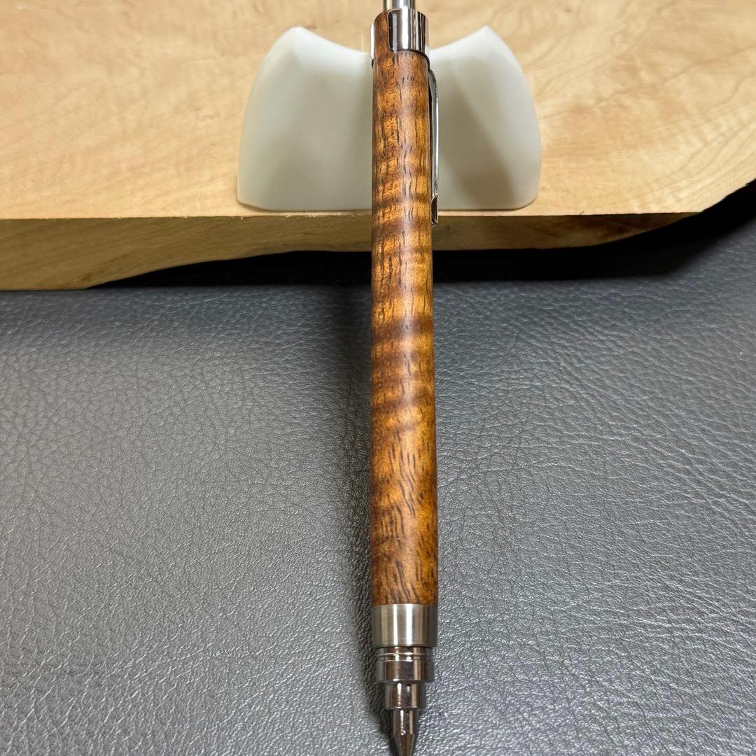 159ハワイアンコアカーリー　木製シャーペン　最強低重心　ステンレス　濃いめ