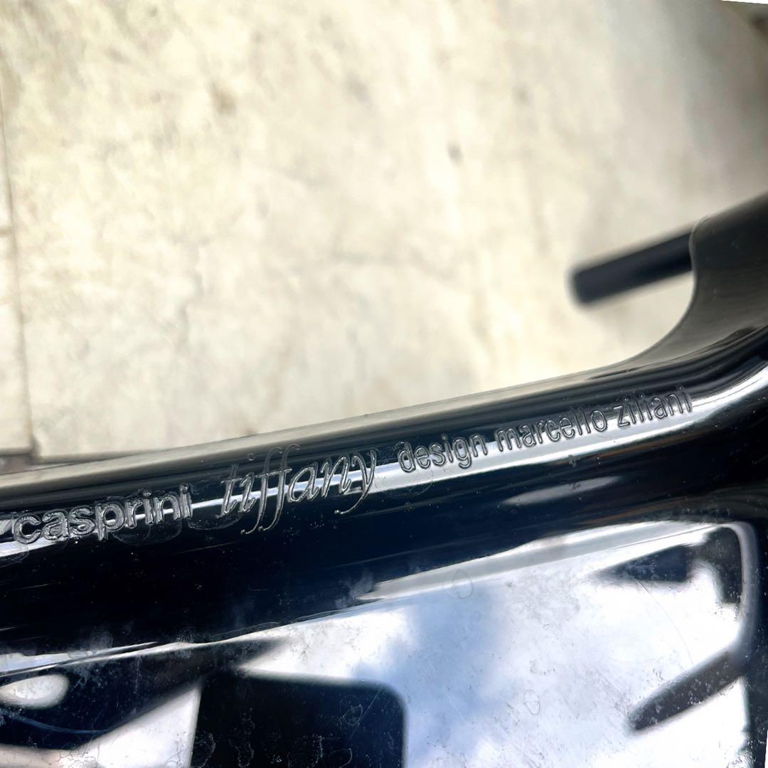 取付無料！カスプリーニ ティファニー イタリア製ブラックダイニングチェア４脚✨