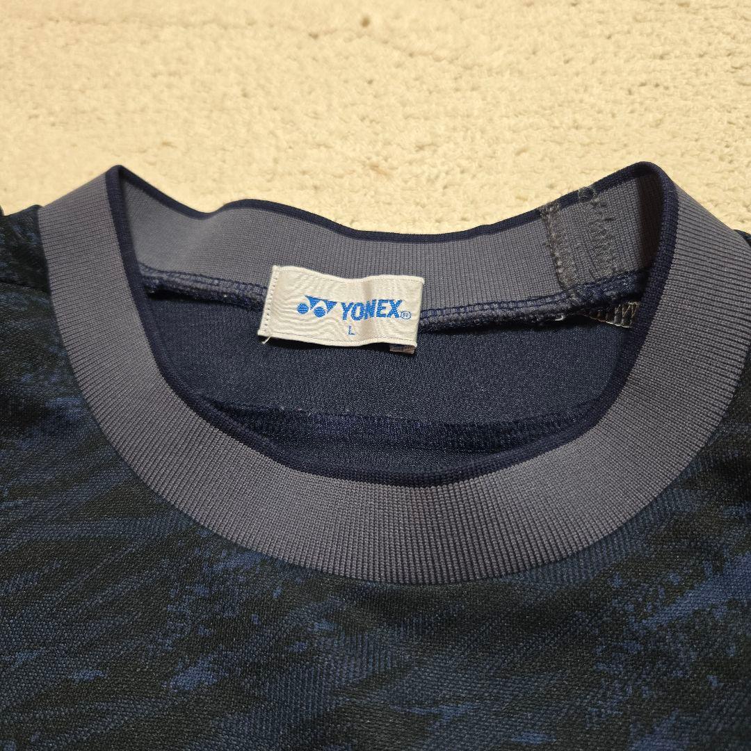 【L】YONEX ヨネックス 日本代表 練習用シャツ ブラック ゲームシャツ