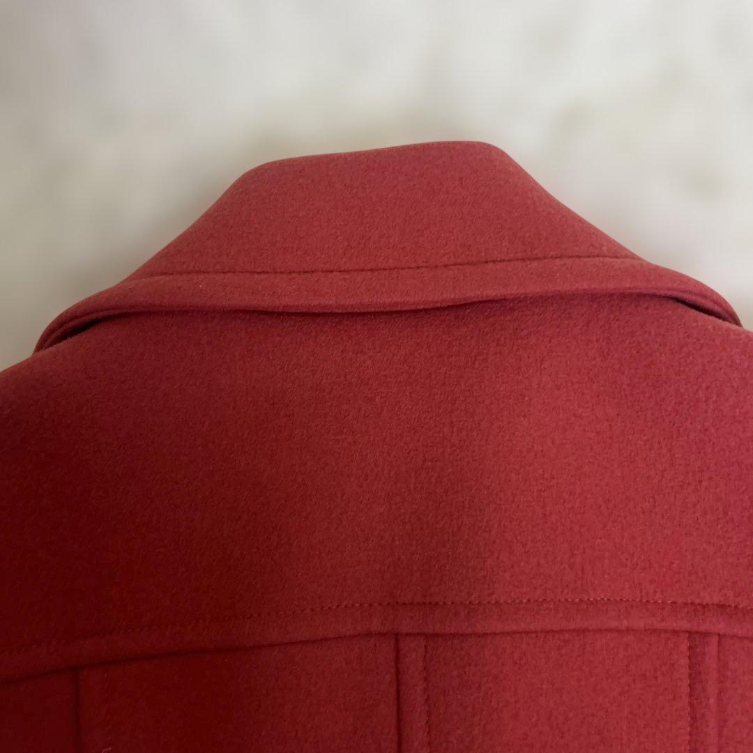 未使用級✨バーバリーブルーレーベル ピーコート ノバチェック　ピンク　ショート