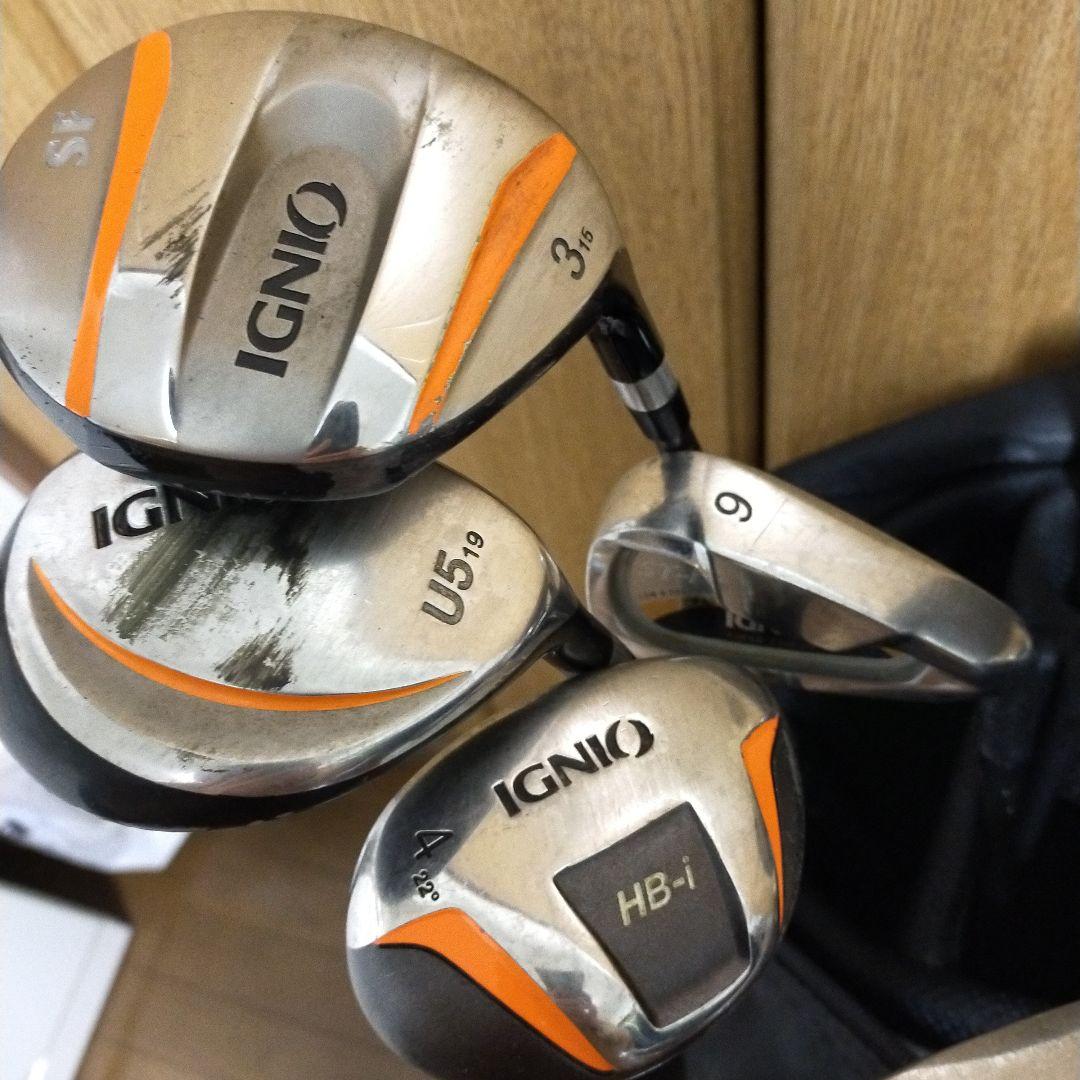 Mizuno キャディバッグ ホワイト　レッド　ブラック　おまけ付IGNIO