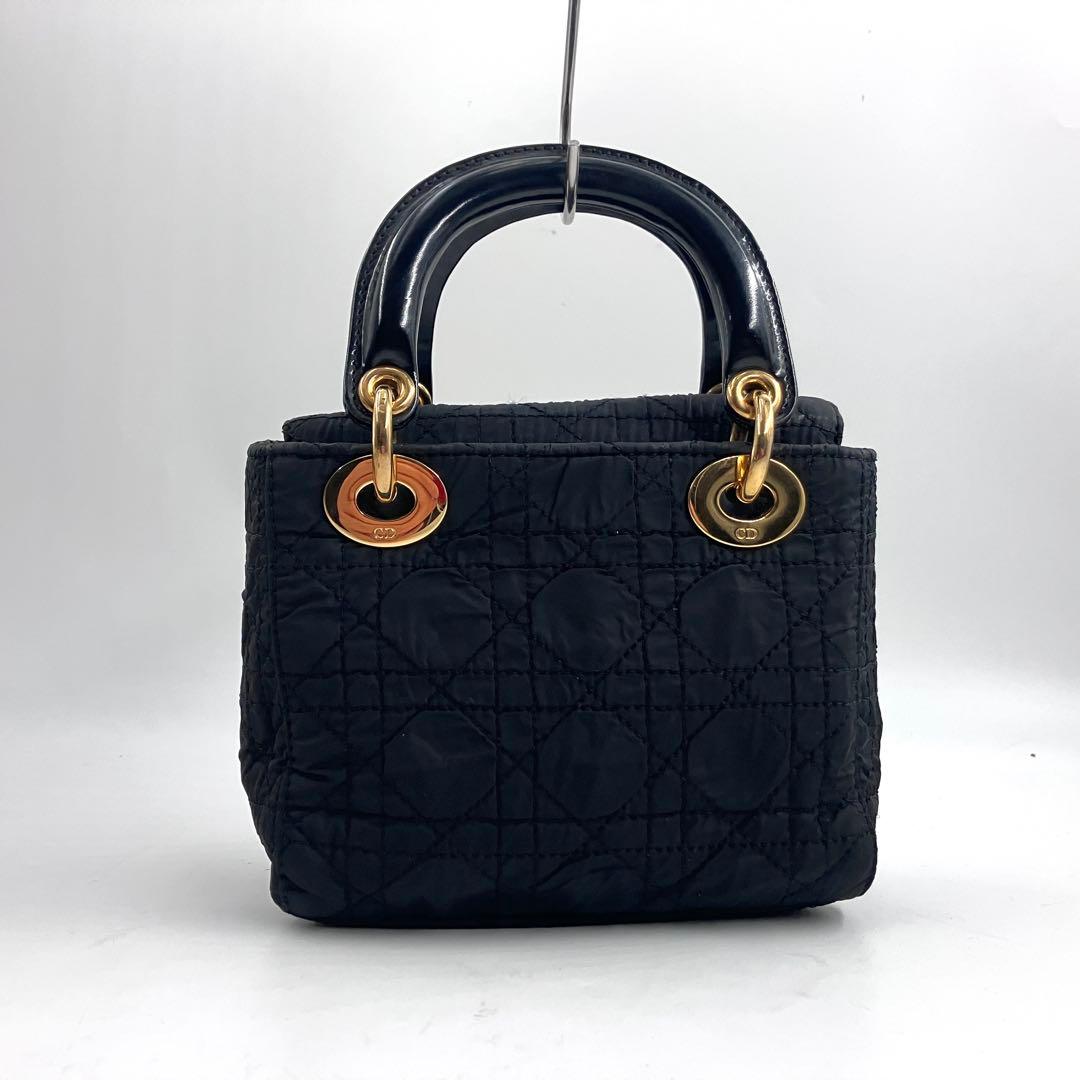 ディオール 3286ナノサイズ ミニ ハンドバッグ レディディオール 黒