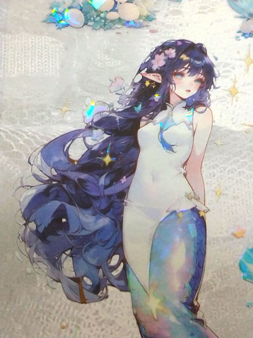 ✩再販✩J762＃深海灵动(贝壳光)未定义切り売り海外人物マステ女の子