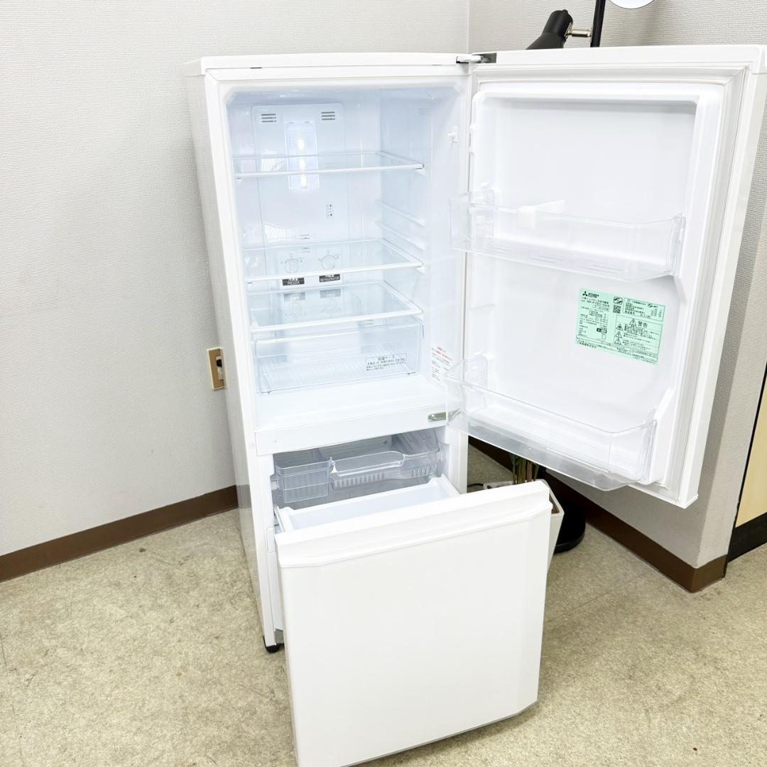 三菱 冷蔵庫 小型 一人暮らし 146L 2019年製 3ヵ月保証付