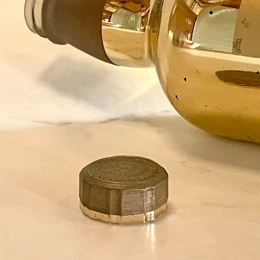 【激レア】サントリー　山崎　６０周年記念 ゴールドボトル　空き瓶　メッキ剥離有り