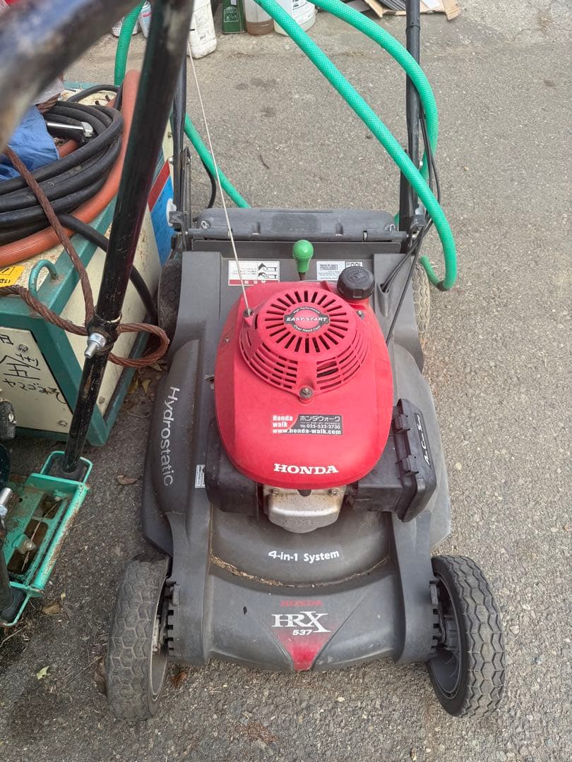Honda HRX 537 芝刈り機 4-in-1システム動作確認済み