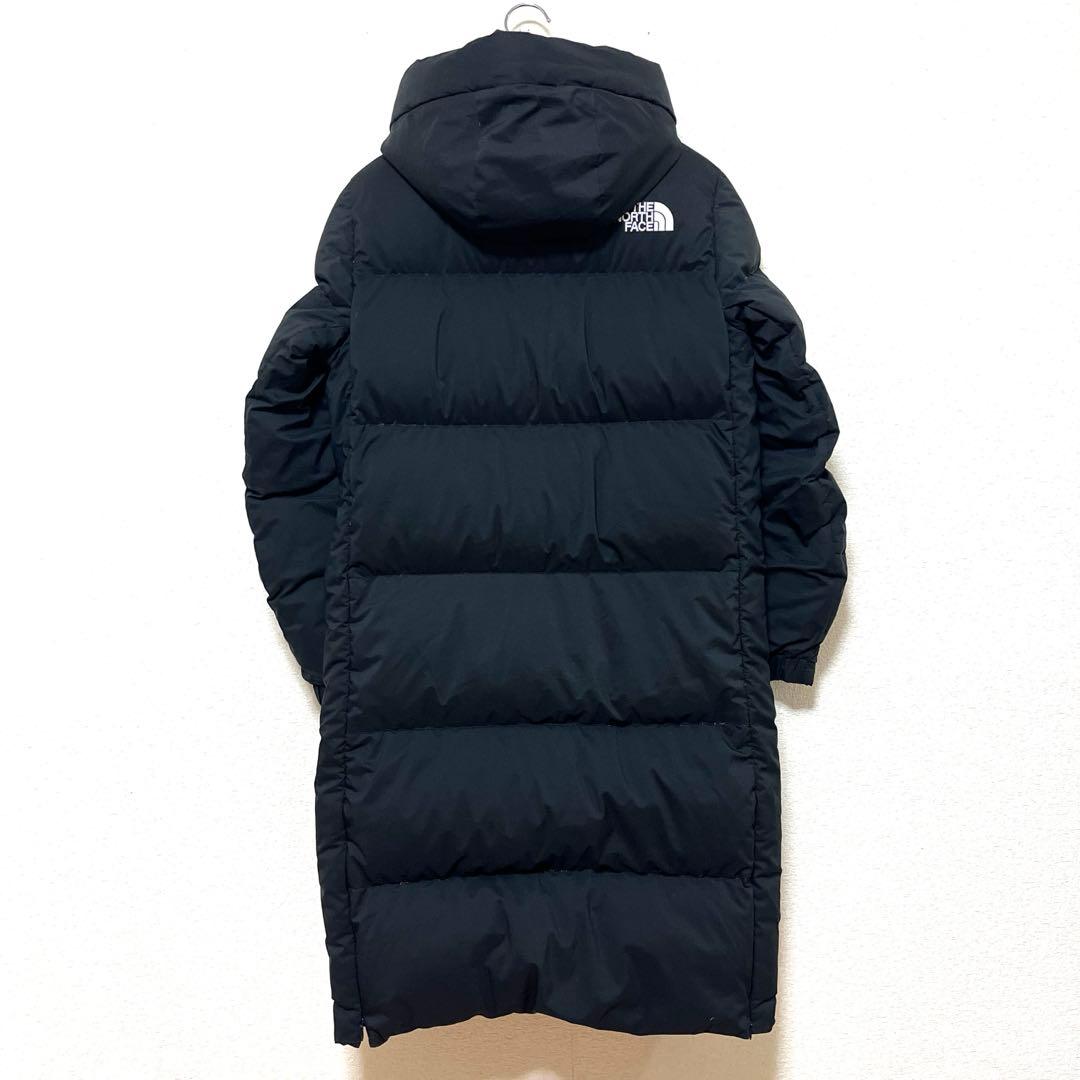ノースフェイス ロングダウンジャケット メンズS レディースL ブラック