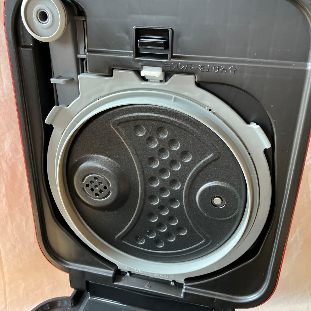 MITSUBISHI NJ-XWB10J 蒸気レス IH炊飯器 本炭釜 赤
