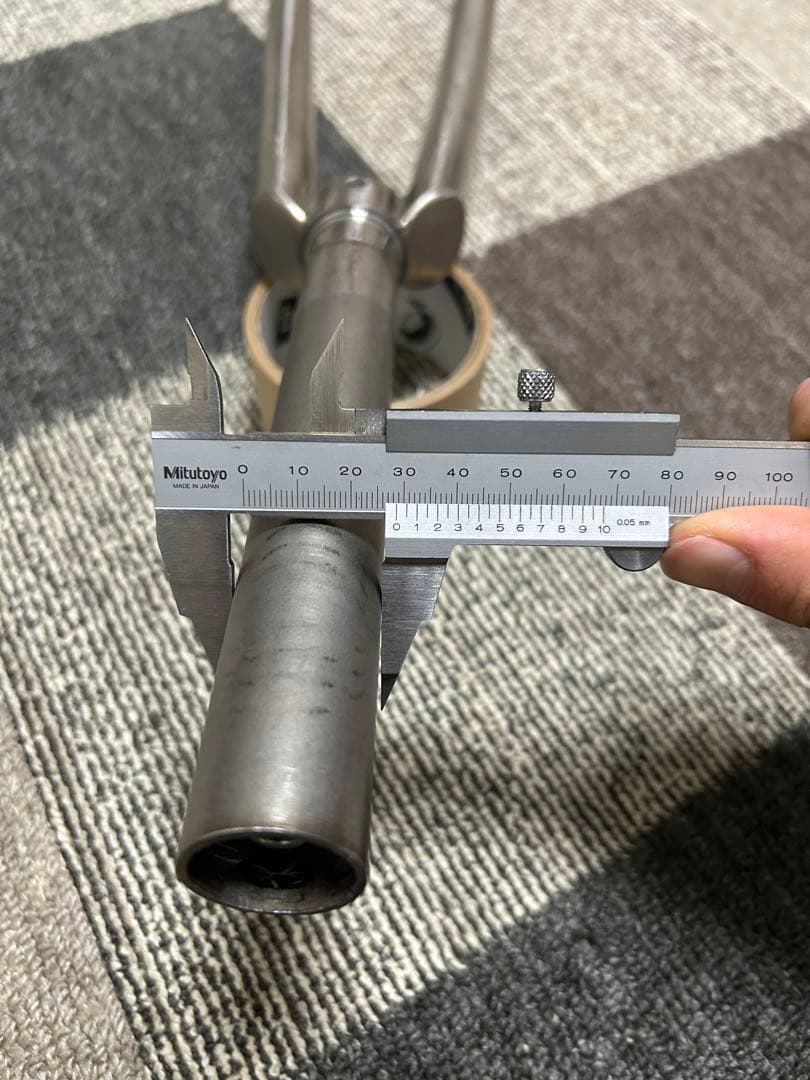 チタン titanium フロントフォーク 700c OS