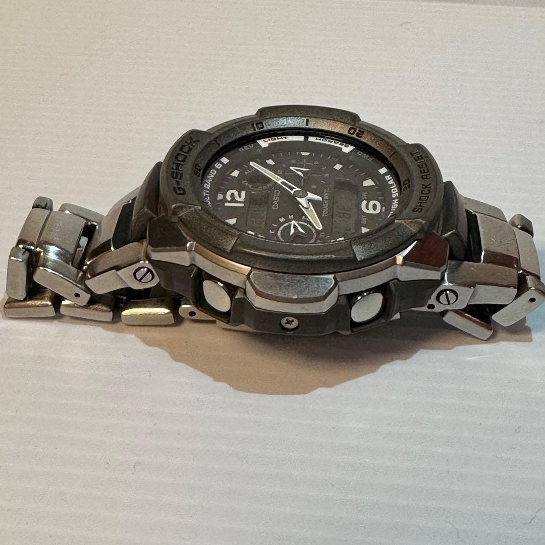 美品 G-SHOCK GW-3500D 電波ソーラー メタルバンド