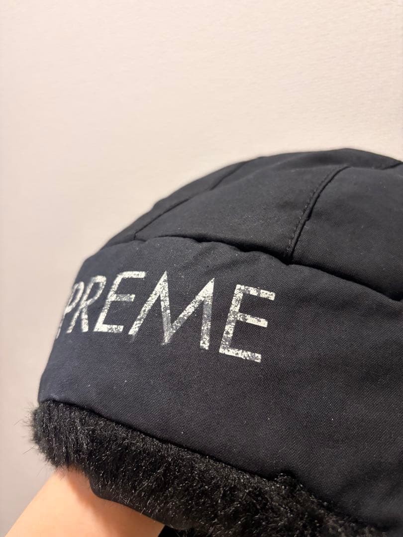 Supreme フライトキャップ フェイクファー