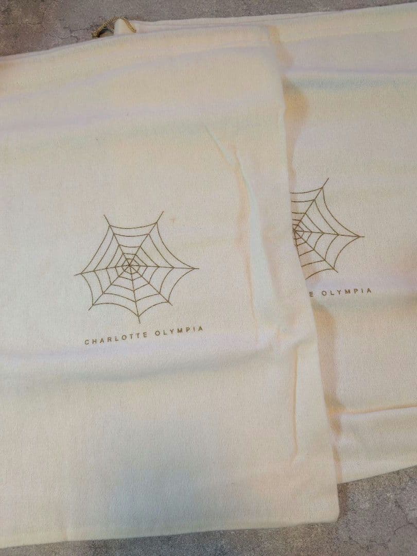 シャルロットオリンピア　ベロア　猫モチーフ　刺繍　フラットシューズ　38