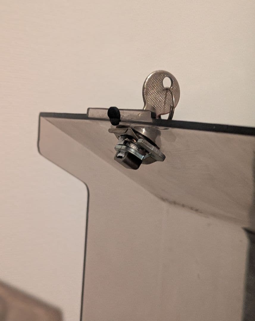 希少鍵付き/FB-100L Needs/ フロッピーディスクケース クリーム色