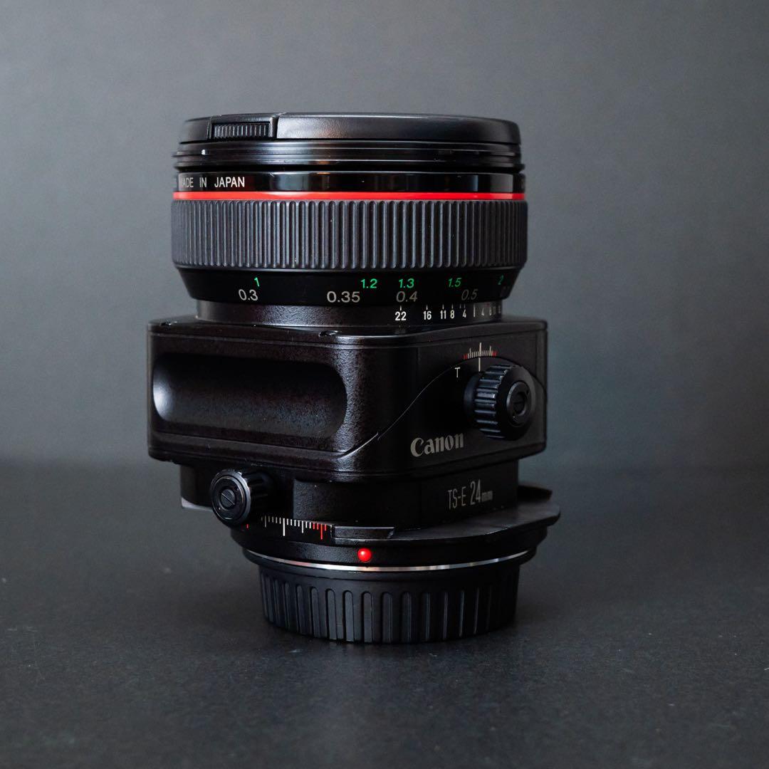 Canon キヤノン TS-E 24mm f/3.5 L フード付き