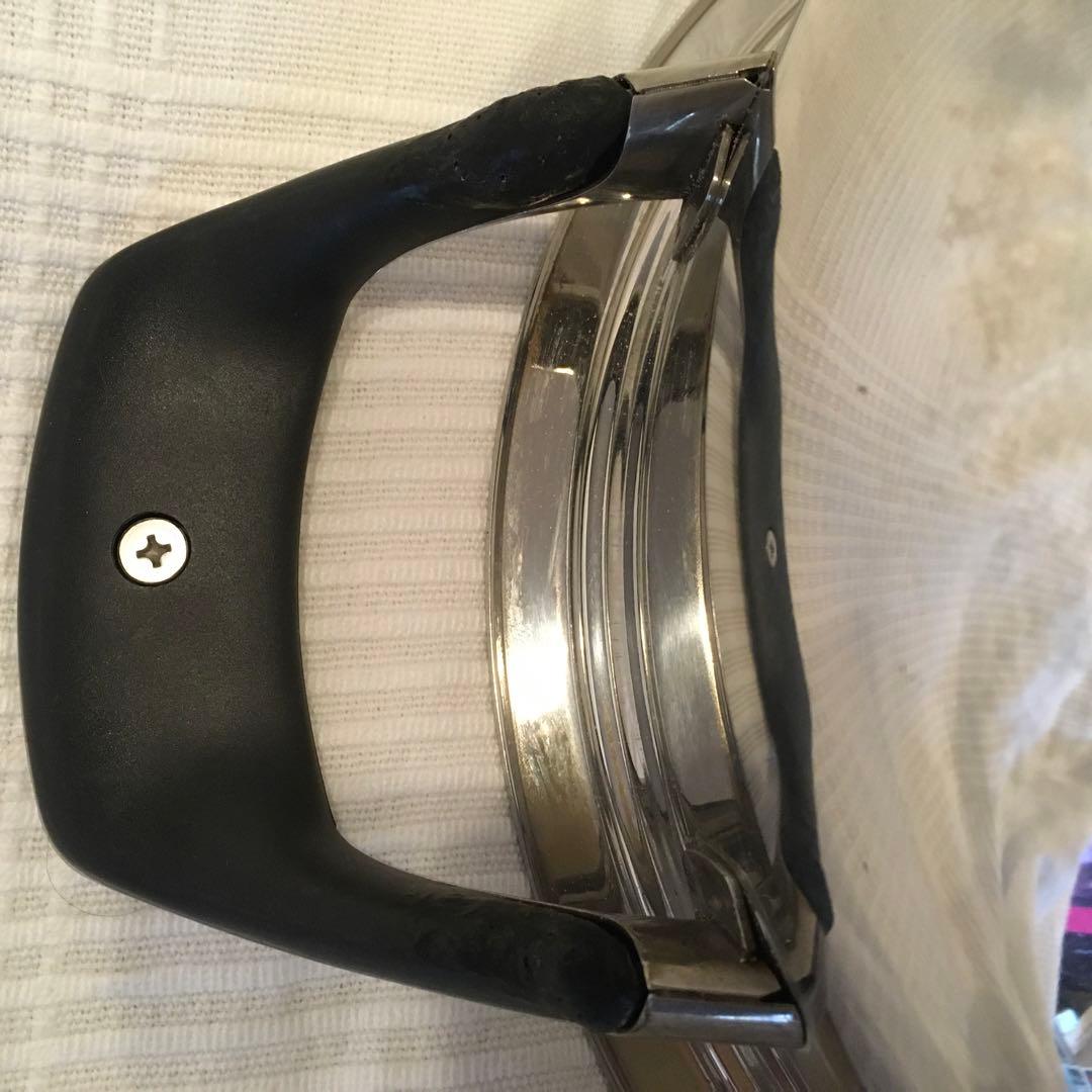 AMC ステンレス両手鍋　ステンレススチール製