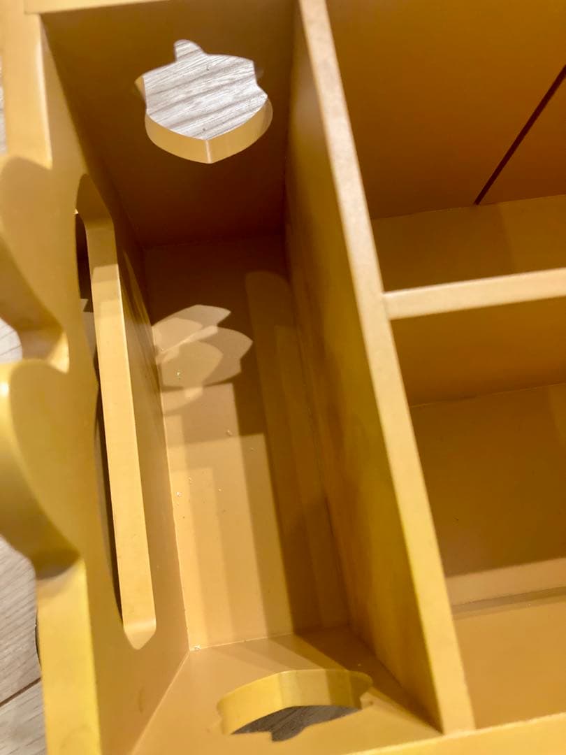 ディズニー　チップとデール　バス型卓上小物収納