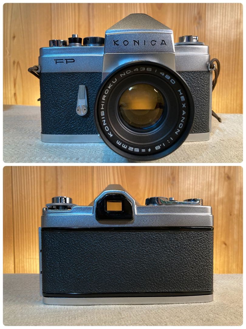 ★konica fp+hexanonレンズ★希少！超美品＊完動品★保証付