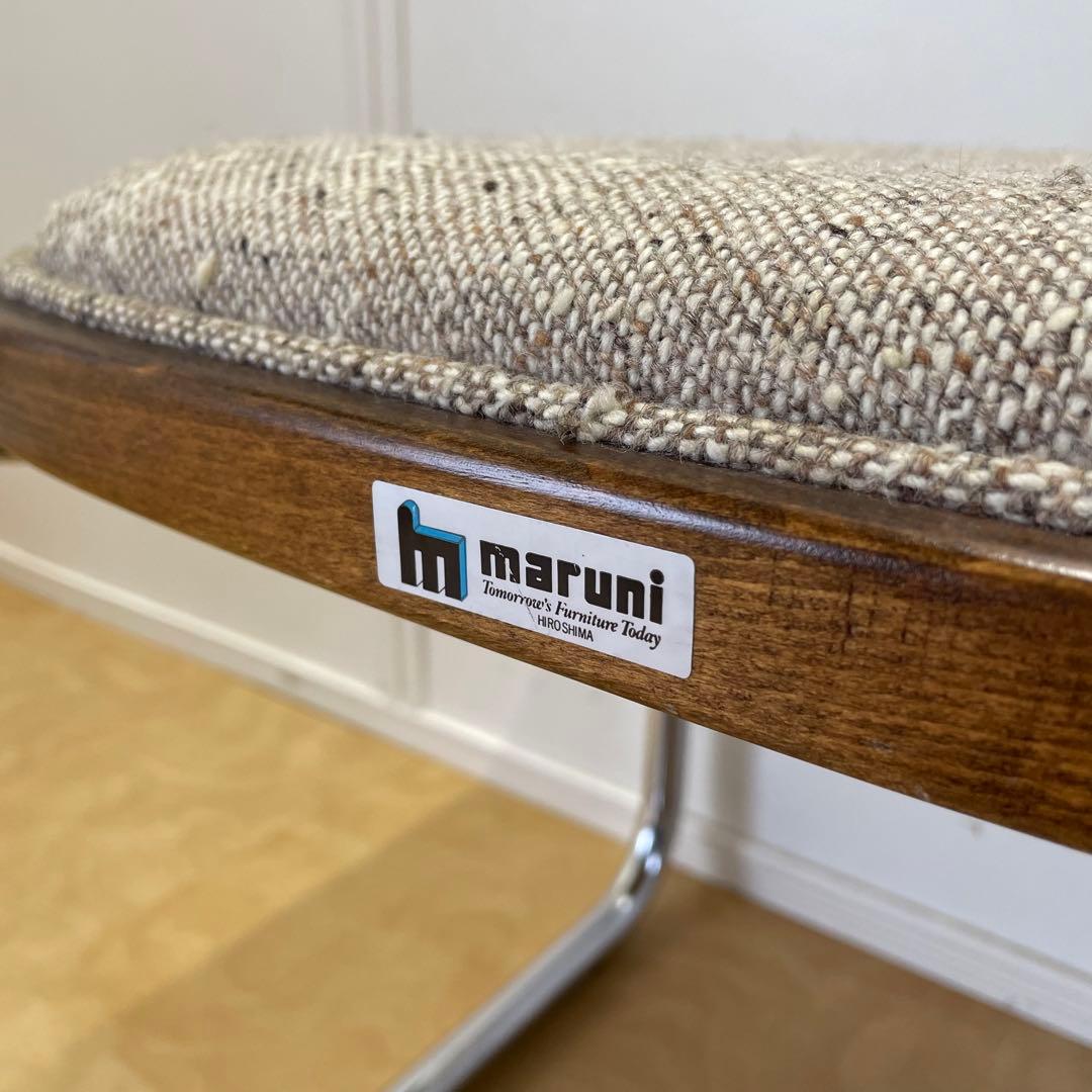 希少 マルニ木工 チェスカチェア② ビンテージ オールド ダイニングチェア 椅子