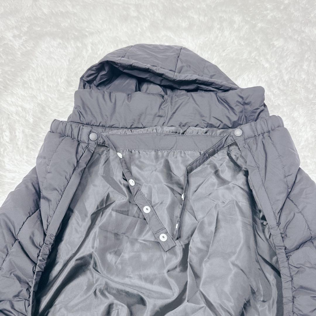 【美品】THE NORTH FACE 抱っこ紐ケープ ベビーシェルブランケット黒