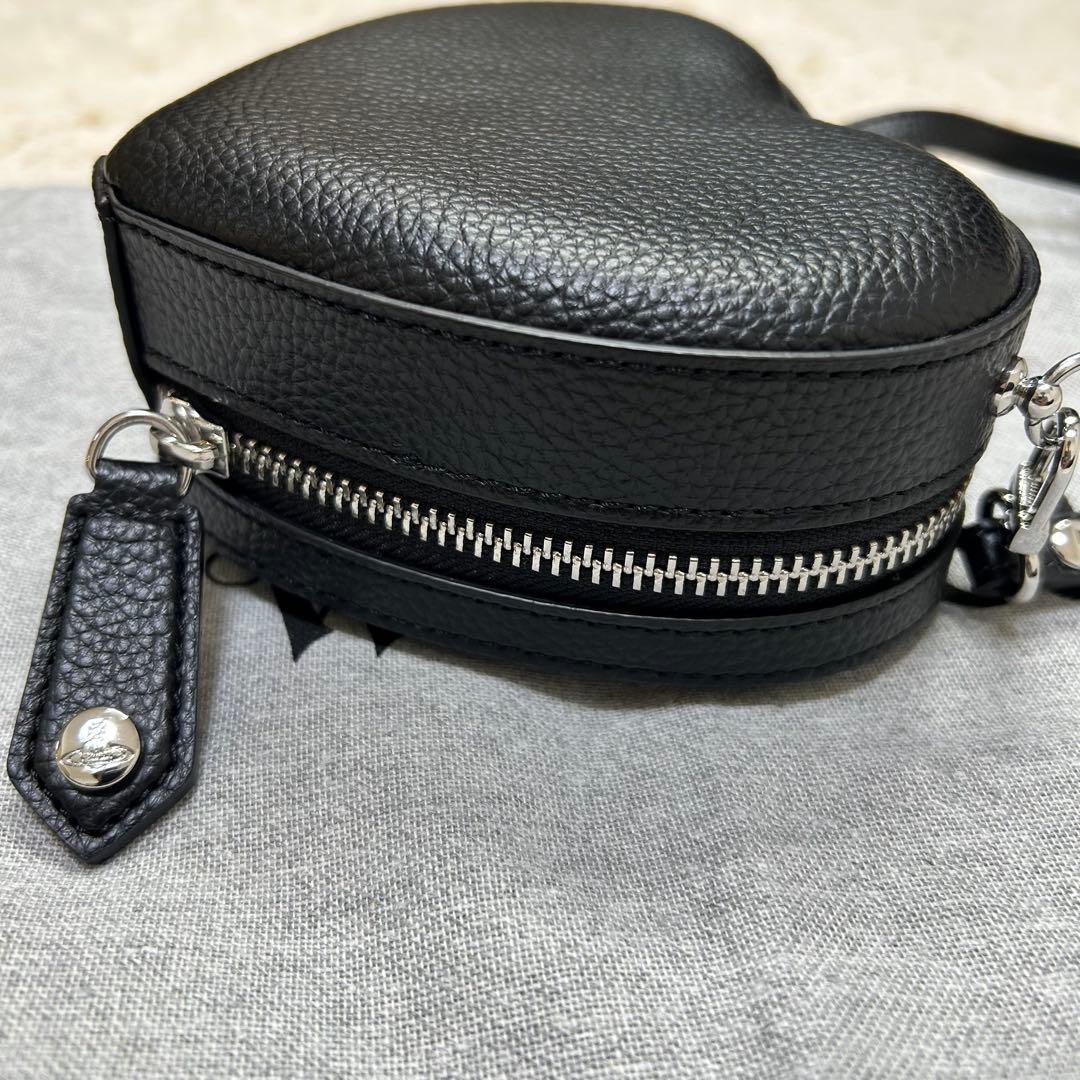 極美品✨ヴィヴィアンウエストウッド　ルイーズハート ショルダーバッグ オーブ 黒