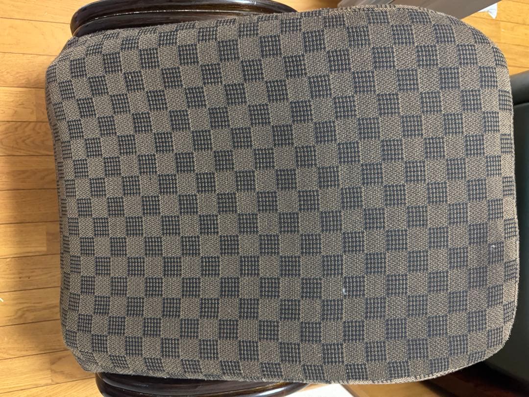 リクライニングチェア　オットマン付き　360度回転