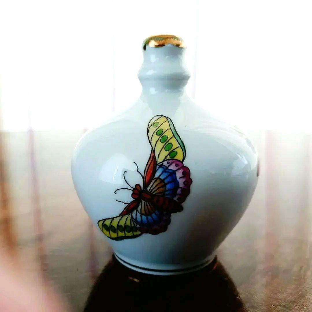 アンティークヘレンド ヴィクトリア・ブーケ装飾 小型水差し レア品