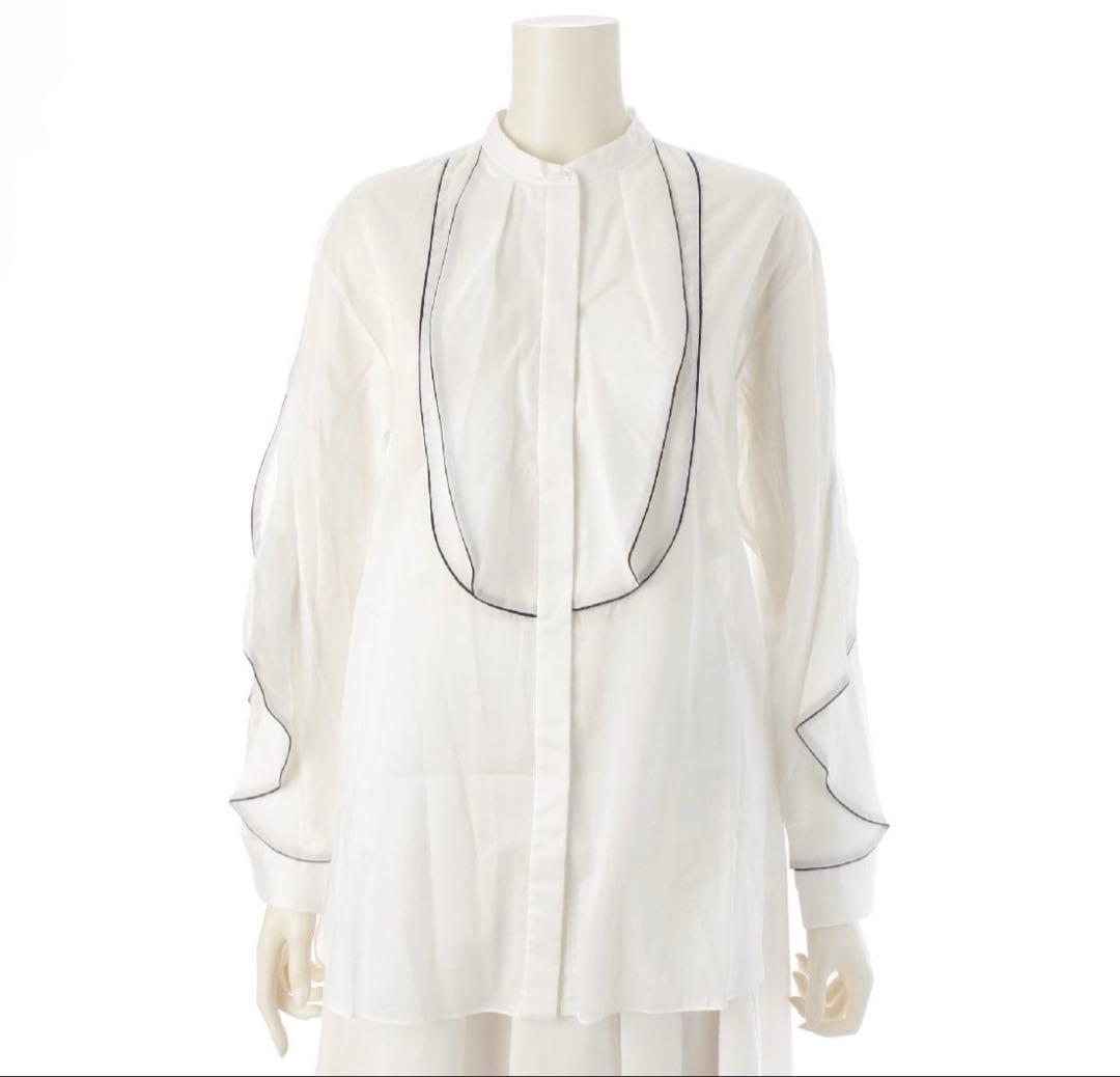 うな重！ ドゥロワー　コットンシルク　バンドカラー　36サイズ