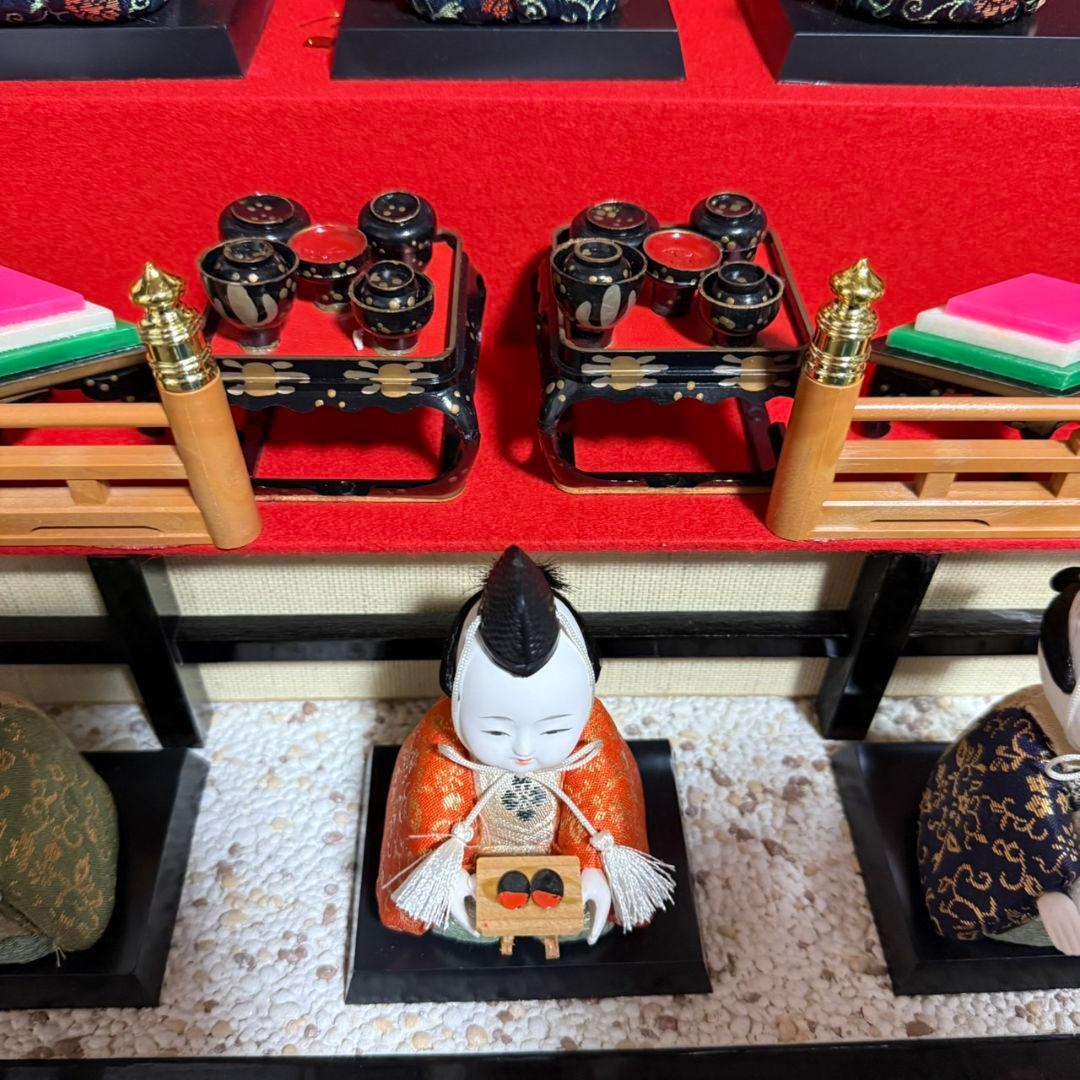 雛人形 春日雛 5段飾り 江戸木目込 15人 伝統工芸品 初節句 ひなまつり