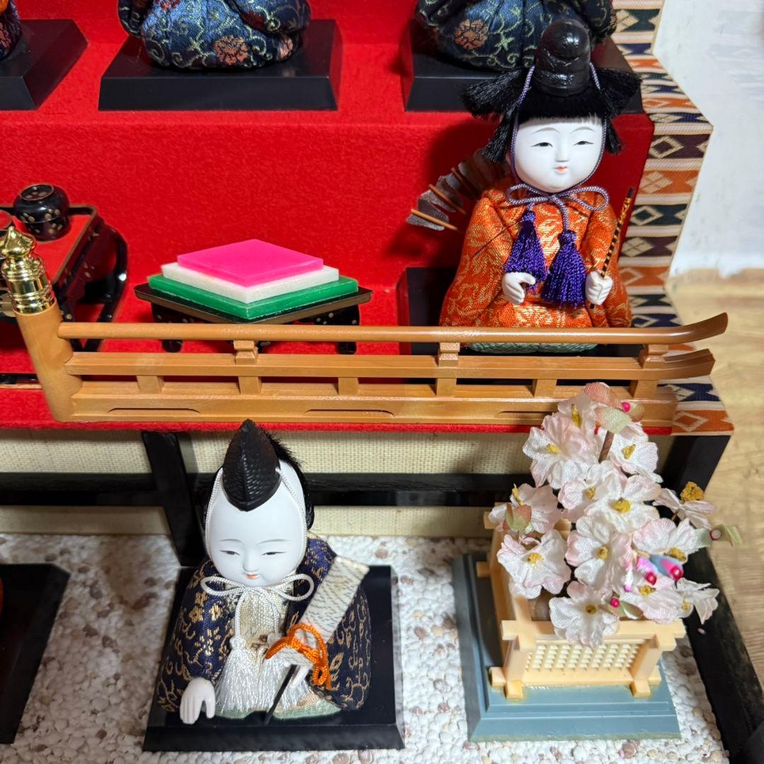 雛人形 春日雛 5段飾り 江戸木目込 15人 伝統工芸品 初節句 ひなまつり