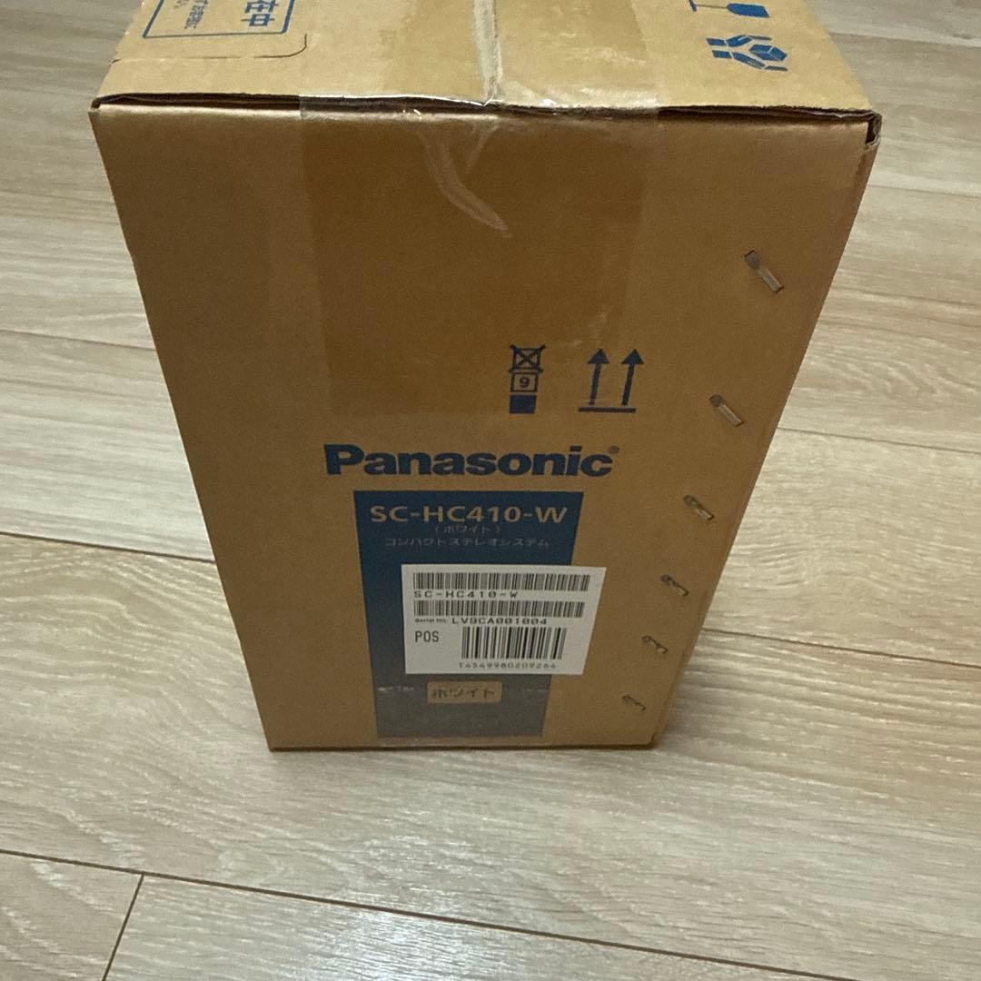 パナソニック　SC-HC410-W コンパクトステレオシステム　ホワイト