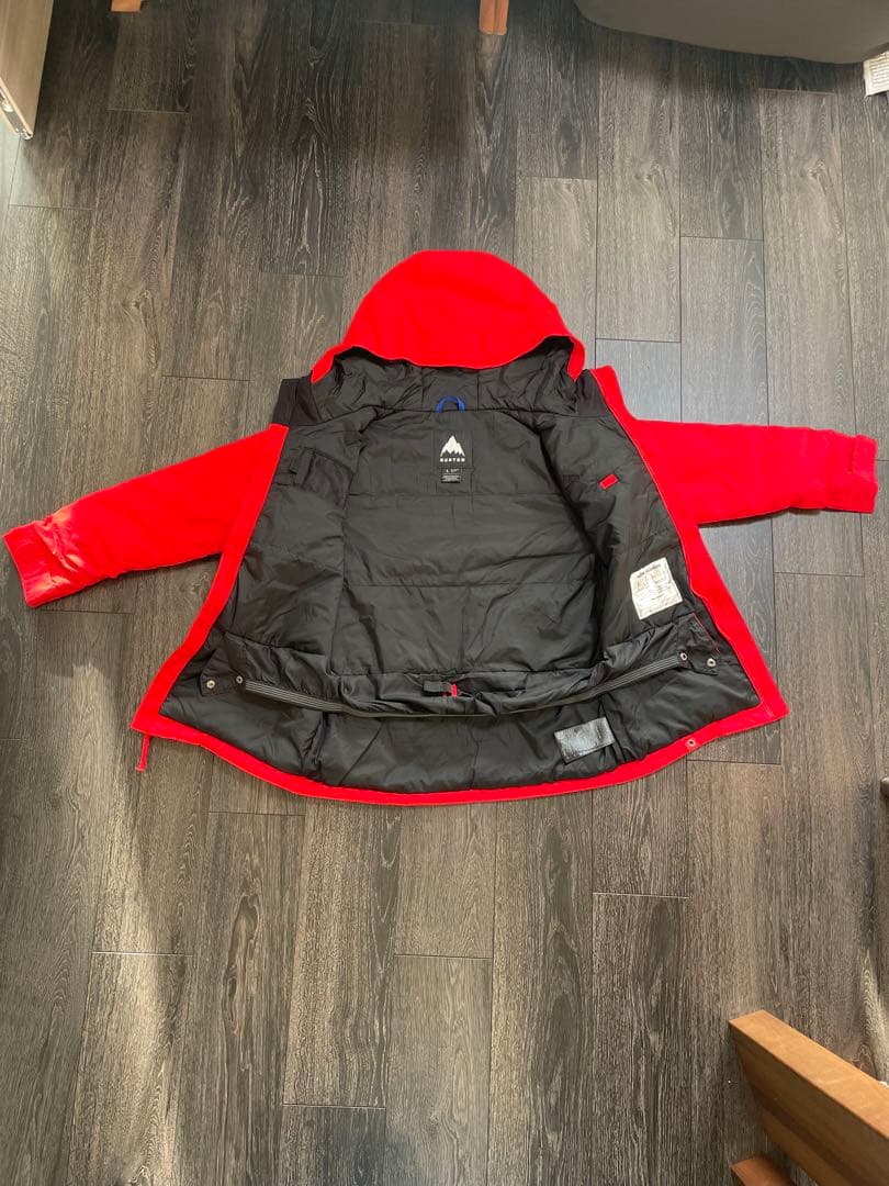 BURTON 子ども用 スノーウェア レッド/ブラック