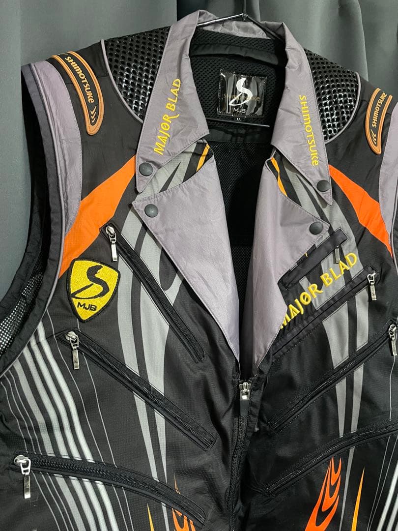 シモツケ　下野　鮎ベスト　鮎釣り　MJB LL 美品