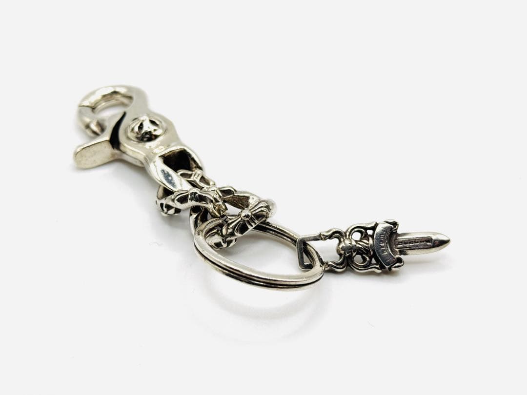 希少 【CHROME HEARTS クロムハーツ】ショート キーチェーン シ