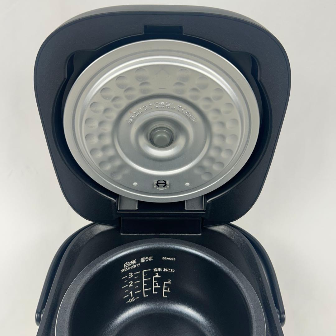 《美品》TIGER 炊飯器 遠赤黒特厚釜　JBS-B055 3合炊き