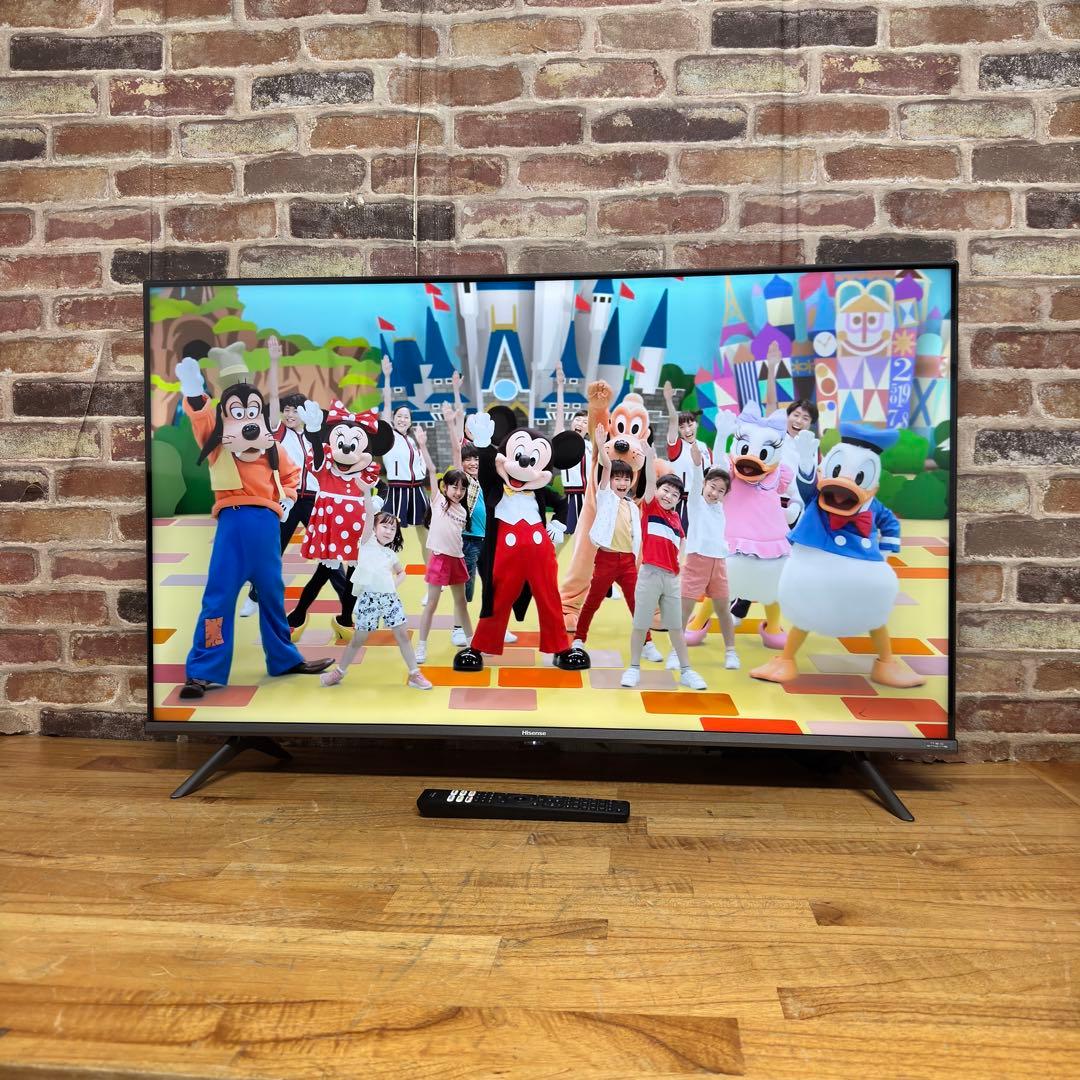 ハイセンス 43V型 液晶テレビ 4Kチューナー内蔵 43A65H 動画アプリ○