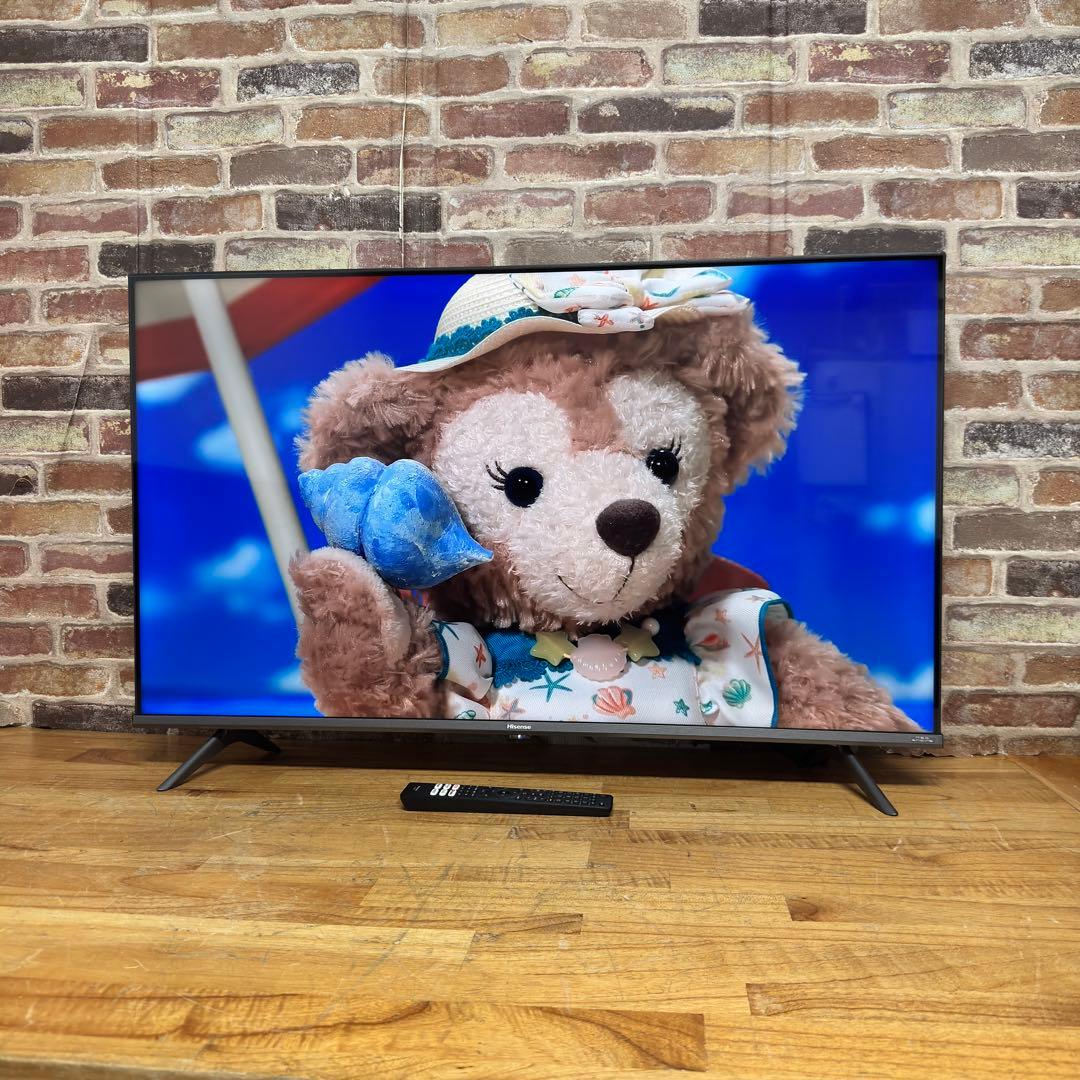 ハイセンス 43V型 液晶テレビ 4Kチューナー内蔵 43A65H 動画アプリ○
