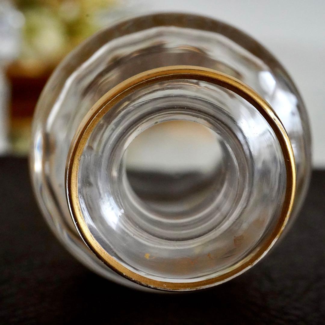 ぷっちまま★オールドバカラ 香水瓶M＆ラスター彩エナメル彩グラス2客