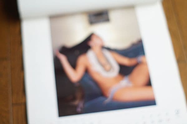 浅野ゆう子　立木義浩　撮影　1989年　カレンダー