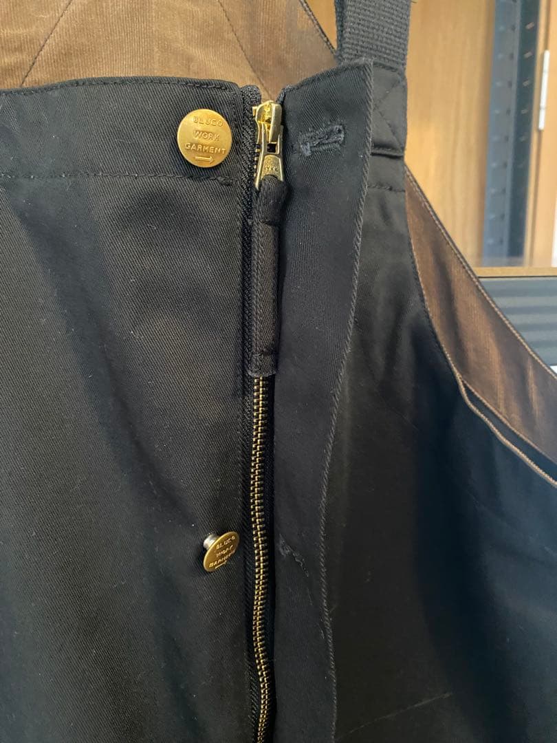 bluco ブルコ　オーバーオール　Lサイズ　ブラック