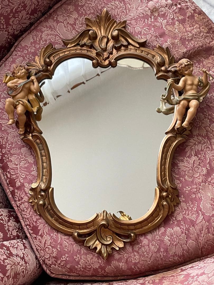 アンティーク☆ウォールミラー☆イタリア製