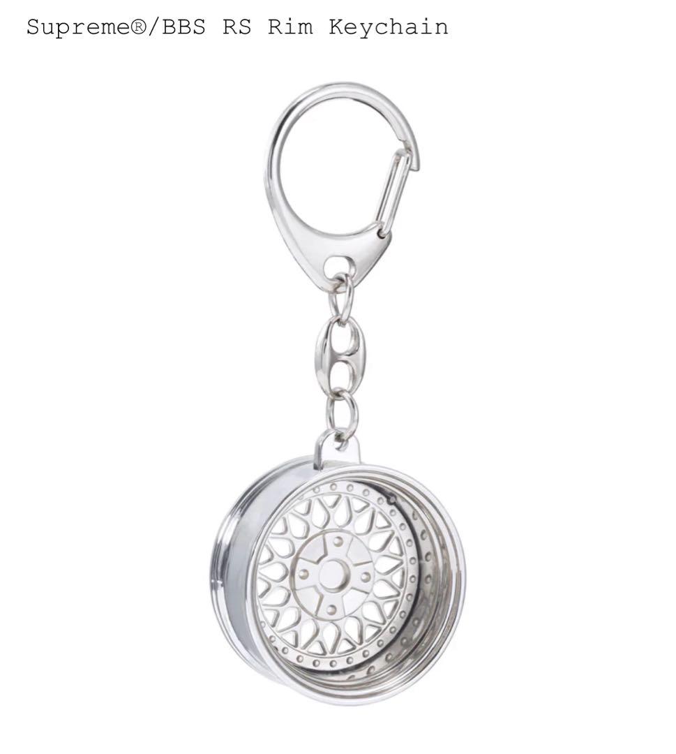 小物 Supreme x BBS RS Rim Keychain \"Silver