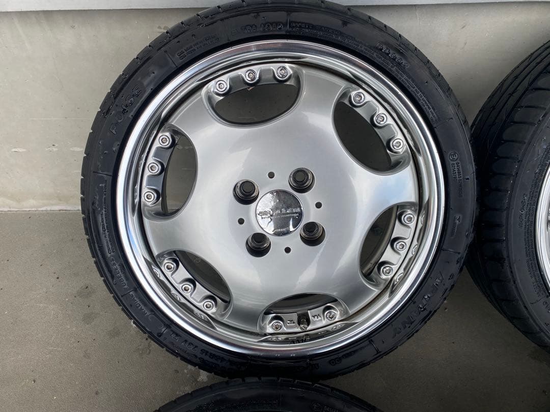 シャレン　15インチ　4穴　ほぼ新品タイヤ付き