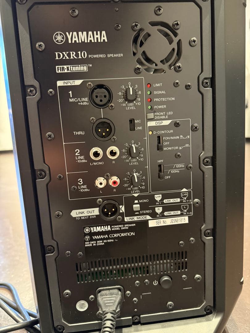 DXR10 10\"2-way Active Loudspeaker①