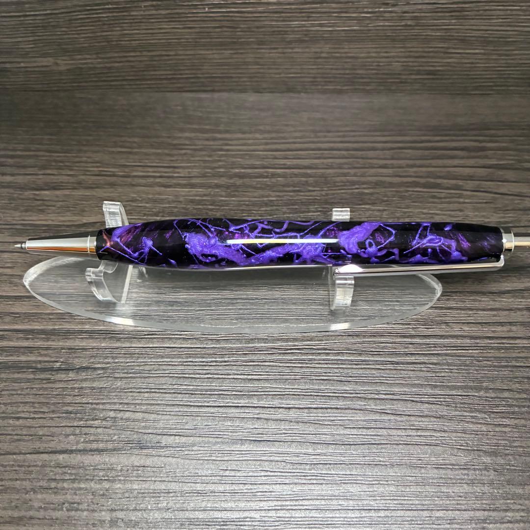 【紫一閃雷鳴】 ボールペン0.5 （flagship model）